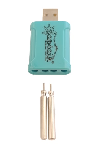 Captain 7113 Fosfor Ve Şamandra Pili İçin Pil Şarj Kiti Usb Li