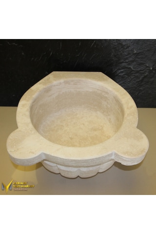 Traverten Kavun Dilimli Kurna