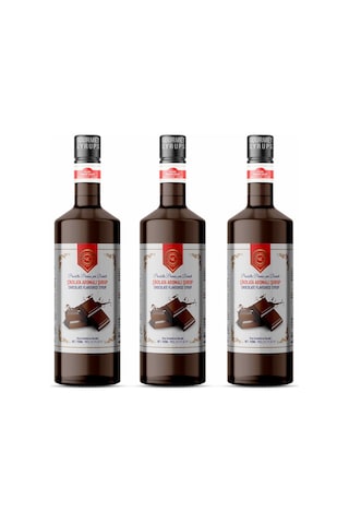 Nish Çikolata Aromalı Şurup 3 X 700 Ml - Pet Şişe
