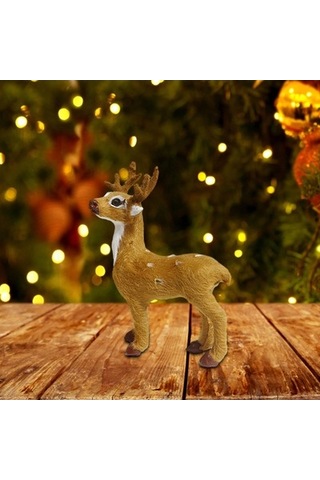 Lijinxu Geyik Süsü Tatil Dekorasyonları 11cmx4cmx14cm