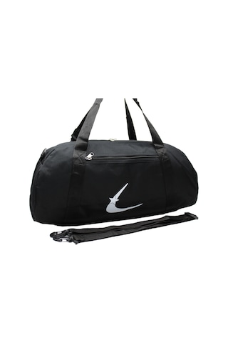 Msmixxstore Siyah Renk Suya Dayanıklı Kumaş Seyahat Spor Gym Ve Fitness Çantası Siyah