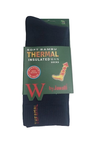 By Jawalli THERMAL BAMBU ERKEK SOKET ÇORAP-LACİVERT Lacivert