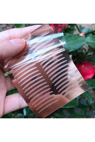 36pcs Kapüşonlu Gözler Ve Sarkık Kapaklar İçin Doğal Fiber Çift Göz Kapağı Çıkartmaları Rose - Fine