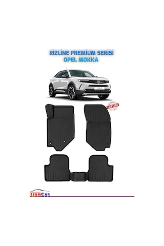 Teamcar Opel Mokka 2021 Sonras Uyumlu Premium Seri Havuzlu Paspas