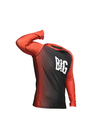 Dosmai Dijital Baskılı Uzun Kollu Long Sleeve Rashguard Rg052 Kırmızı