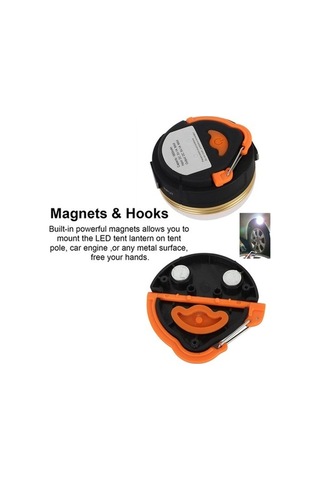 Funtree Usb Şarjlı 3 Modlu Manyetik Kamp Feneri - Suya Dayanıklı, 1800mah Pil, Beyaz Beyaz