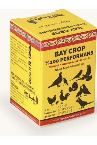 Bay Crop Nijer Tohumu Özlü Kanatlı Kızıştırıcı 30 Gr