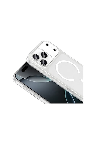 Adige Apple Uyumlu iPhone 17 Pro Max Kılıf London Magsafe Özellikli Sert Mika