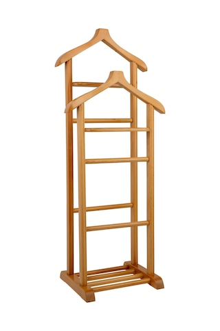 İki Tepeli Dilsiz Uşak Açık Kahverengi Masif Ahşap Palto Ceket Açık Kahverengi