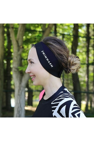 Owli Swimwarm Kulak Koruyucu Yetişkin Siyah-Siyah