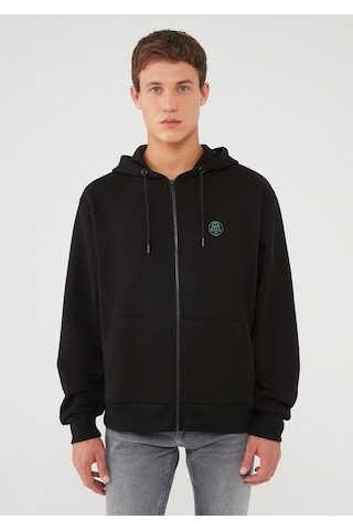 Mavi - Fermuarlı Siyah Sweatshirt 066979-900 Siyah