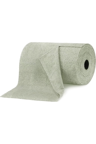 20'li Rulo Çok Amaçlı %100 Mikrofiber Temizlik Bezi 25 X 25 Cm Ebat Kopart Kullan Genel Temizlik Bezi Rulo Bez Bej