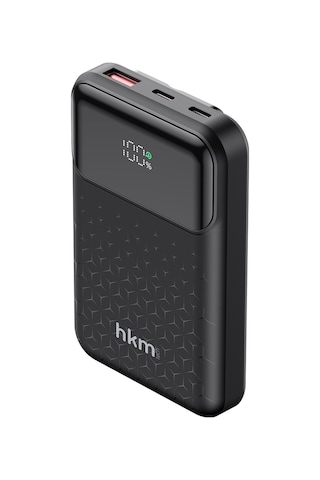 Power Nano 10.000 Mah 20W Pd 20W Hızlı Şarj Destekli Type-C Ve Lightning Kablolu Powerbank Siyah