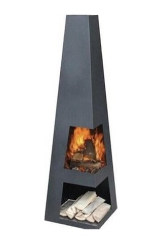 Vie Piramit Bahçe Şömine / Mangal Mavi