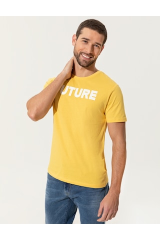 Pierre Cardin Erkek Sarı Tişört 50249708-Vr044 Sarı
