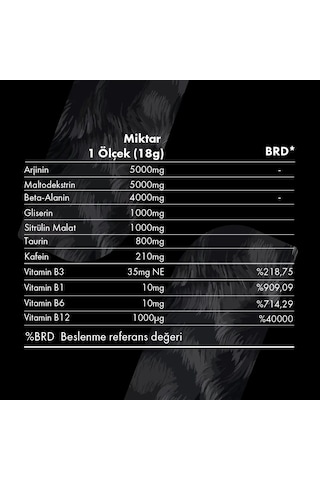 Animal Joy Pre Workout - Gorilla - 330 Gr Orman Meyveleri
