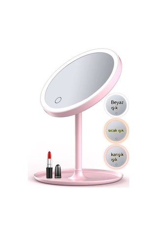 Yystore Led Kozmetik Ayna Taşınabilir Küçük Makyaj Aynası Sase-058921