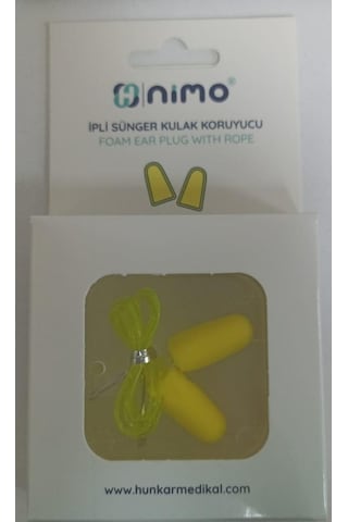 Nimo İpli Sünger Kulak Koruyucu Nimo İpli Sünger Kulak Koruyucu
