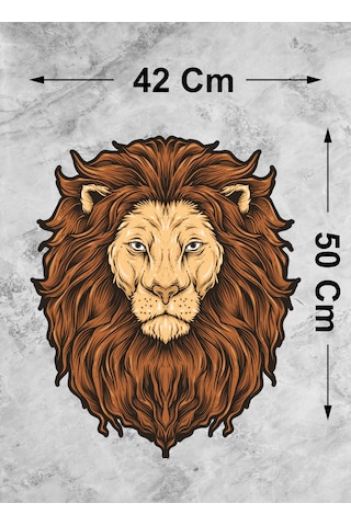 Aslan Galatasaray Cim Bom Bom Sticker - Araba Oto Motosiklet Karavan Cam Sticker - 00286 50x42 Cm