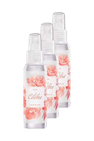 Avon Celebre Kadın Vücut Spreyi EDT 100 ML x 3