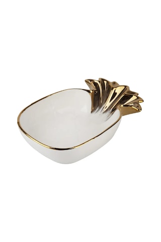 Nouvelle "marshmallow" Porselen Ananas Şeklinde Salata Kasesi 1400 Ml 169079698 Beyaz