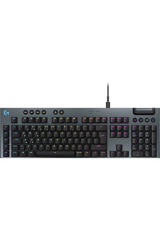 Logitech G915 X Düşük Profilli Rgb Aydınlatmalı Gl Brown Pc/mac Için Kablolu Ingilizce Q Mekanik Oyun Klavyesi, Siyah
