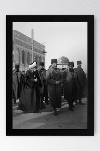 Enver Paşa Kudüs Ziyareti Çerçeveli Tablo