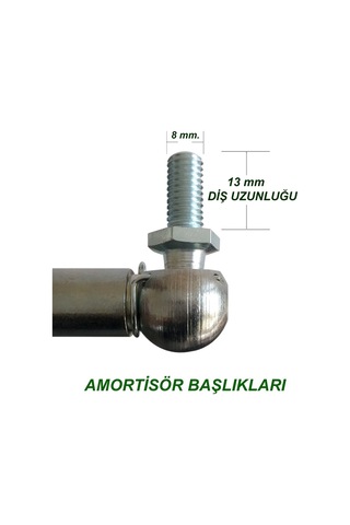 Binbir Trend Tümosan 8085 Kapi Amortisörü 7255057, 26Cm, 200N 538330602