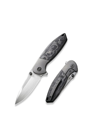 We Knife Nitro Og Titanium Grey Marble Cf Kamp Çakı Gri