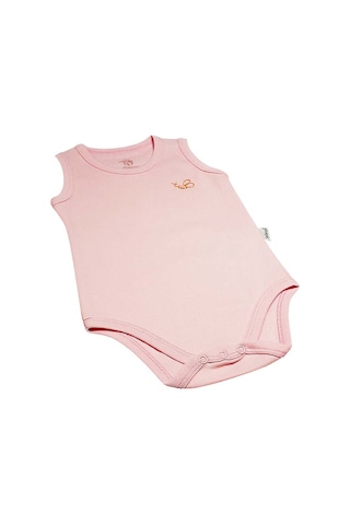 Bebengo Basic Arılı Bebek Atlet Badi Pembe