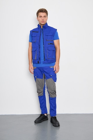 Orange Safety Sax Mavi Harman Karışımı Yelek Pantolon 001