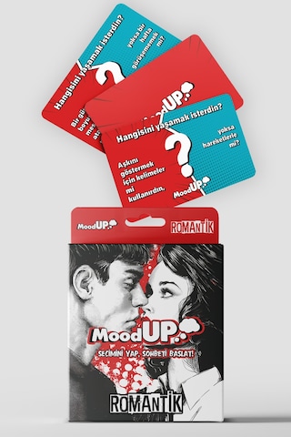 Moodup Romantik Kart Oyunu 40 Adet Çiftler İçin Soru Ve Konu Açıcı Kartlar