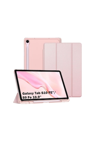 Samsung Galaxy Tab S9 Fe/s10 Fe 10.9inç Uyumlu Kılıf S Pen Kalem Bölmeli Smart Kapak
