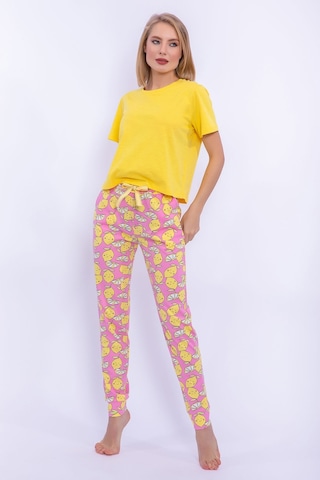 Arnetta Lemons Sarı Kadın Pijama Takımı 5274-28900 Sarı