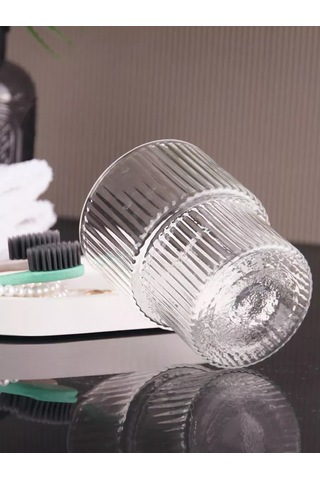 Glass Concept Diş Fırçaları İçin Cam Bardak Standı 236202950 Beyaz