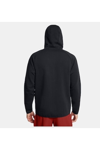 Under Armour Unstoppable Fleece Tam Fermuarlı Hd Eu Erkek Sweatshirt Siyah