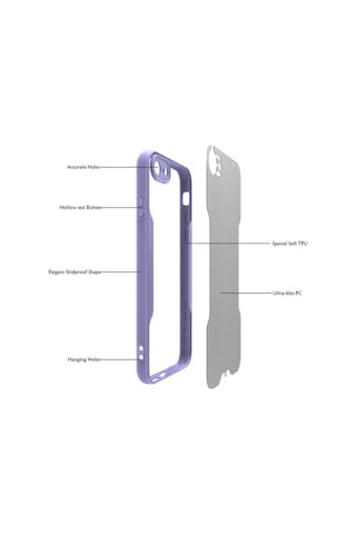 Apple Uyumlu iPhone Se 2022 Akav Parfe Kılıf pembe