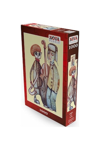 Nova 1000 Parça Jazz Grubu Puzzle - Eugene Ivanov