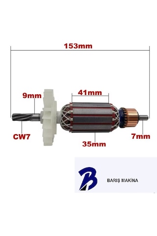 Sgs 5180 Uyumlu Endüvi Rotor