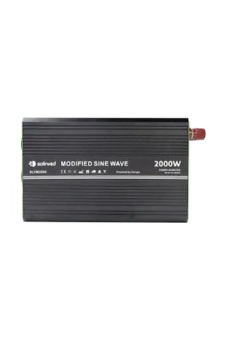 Solinved - İnges 2000 Watt Modifiye Sinüs İnverter - 12 Volt 2 Kw İnvertör , 220 Volt Çevirici