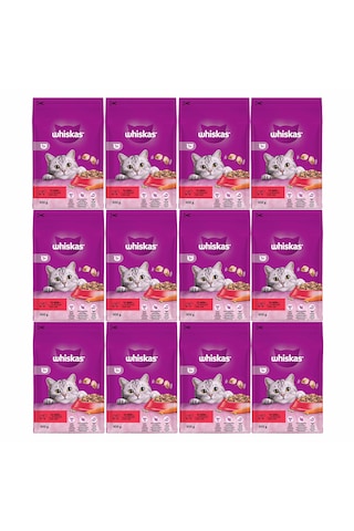 Whiskas Sığır Etli ve Havuçlu Yetişkin Kedi Maması 12 x 300 G