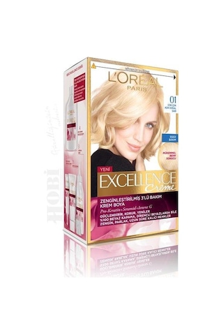 Loreal Excellence 01 Ultra Doğal Açık Sarı Saç Boyası