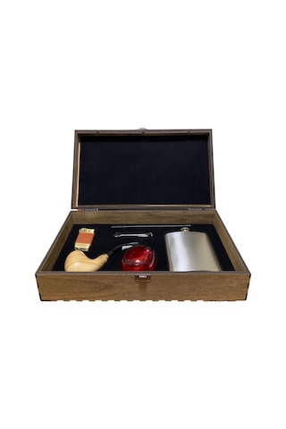 Dapper Zeytin Ağacı 7 Oz Mataralı Pipo Seti 605724-509253