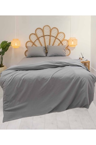 Koza Home Pacifico Nevresim Takımı Pamuk Smoke Çift Kişilik 200x220 9557a Gri