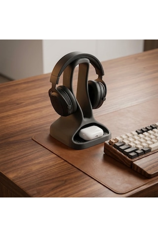 Happy3dworld Kulaklık Ve Kulaklık Kutusu Standı, 3d Baskı Minimalist Masaüstü Düzenleyici
