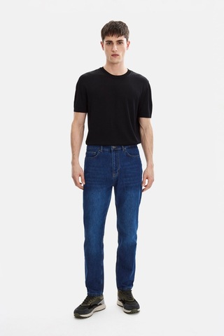 Backandbond Lacivert Tapered Fit Denim Pantolon Çok Renkli