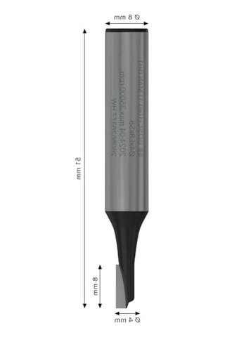 Kesici Aksesuar, 8 Mm, D1 4 Mm, L 8 Mm, G 51 Mm