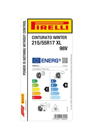 Pirelli 215/55 R17 98v Xl Cinturato Winter Kış Lastiği 2026