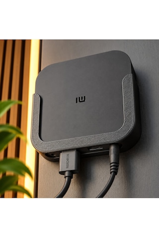 Veriqo 3d Mi Tv Box S Uyumlu Vidalı Duvar Askı Aparatı Tv Box Duvar Tutucu Organizer