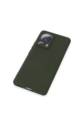 Newface - 951 - Xiaomi Mi 13 Lite Kılıf Nano İçi Kadife Silikon - - Edntrend - Koyu Yeşil